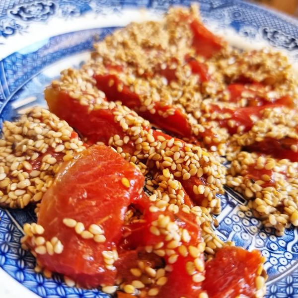 Postas de atum vegetal