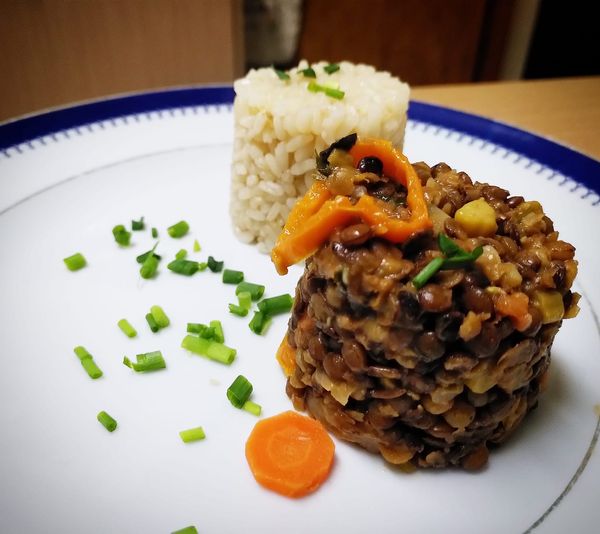 Lentilhas com legumes